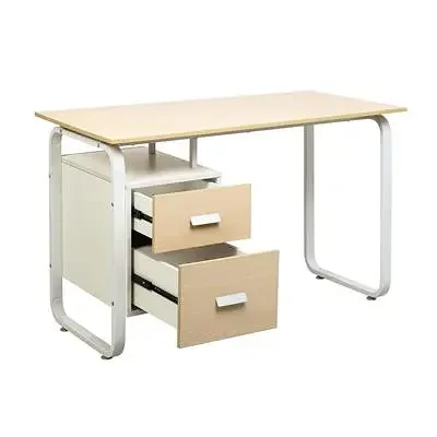 โต๊ะทำงานพร้อมตู้ข้าง เฟอร์ราเดค FG-0012 สีไวท์โอ๊ค