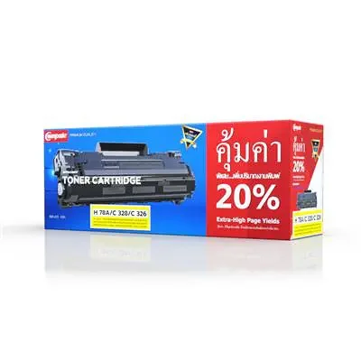 COMPUTE ตลับหมึกโทนเนอร์ รุ่น 328/78A สีดำ สำหรับเครื่องพิมพ์ Canon/HP