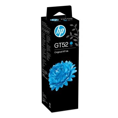 หมึกอิงค์เจ็ทชนิดเติม HP GT52 สีฟ้า