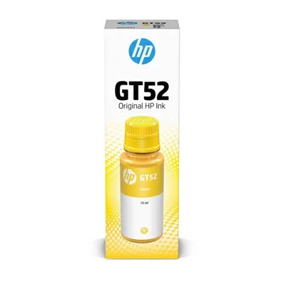 หมึกอิงค์เจ็ทชนิดเติม HP GT52 สีเหลือง