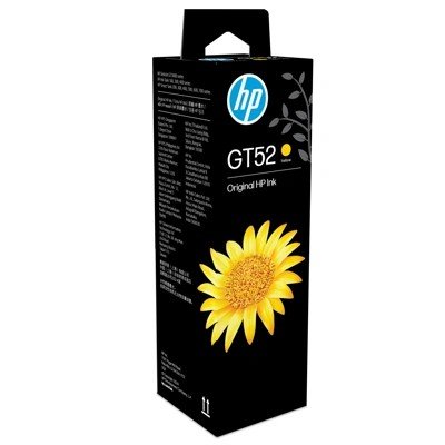 หมึกอิงค์เจ็ทชนิดเติม HP GT52 สีเหลือง