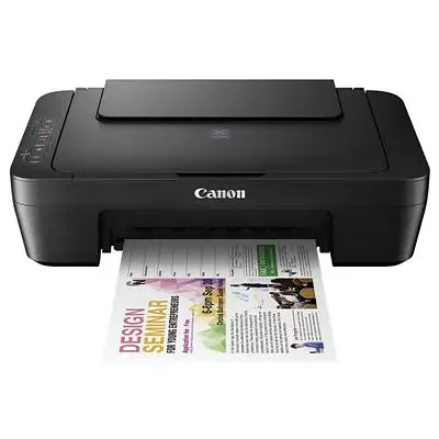 เครื่องปริ้นเตอร์มัลติฟังก์ชั่นอิงค์เจ็ท Canon รุ่น Pixma E410 สีดำ