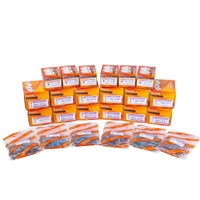 สกรูปลายสว่านเมทัลชีสมียาง (สีส้ม) # 10 x 1 1/2"  ( 50ตัว/3ถุง )