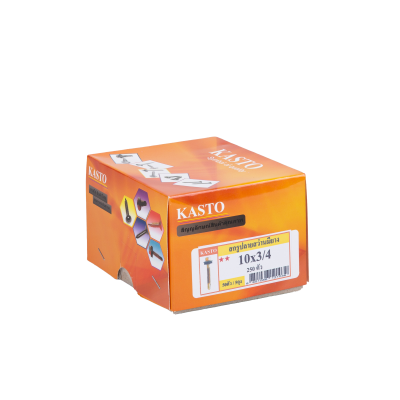 สกรูปลายสว่านมียาง # 10 x 3/4"( 50ตัว/5ถุง )