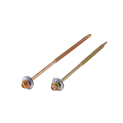 สกรูปลายสว่านมียาง+แหวน19mm # 12 x 5"( 1กล่อง/50ตัว )