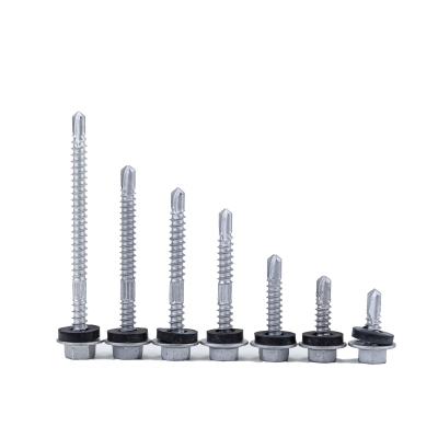 สกรูปลายสว่านเมทัลชีสมียาง # 10 x 2 1/2"( 1ถุง/50ตัว )