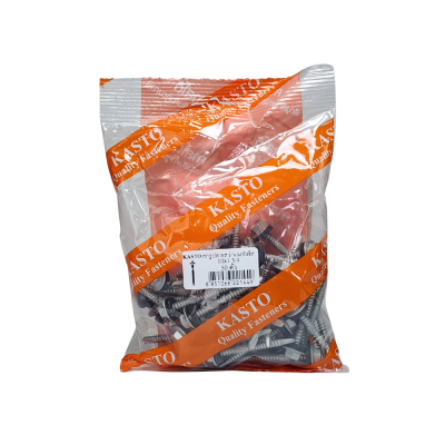 สกรูปลายสว่านเมทัลชีสมียาง # 10 x 1 3/4"   ( 50ตัว/3ถุง )