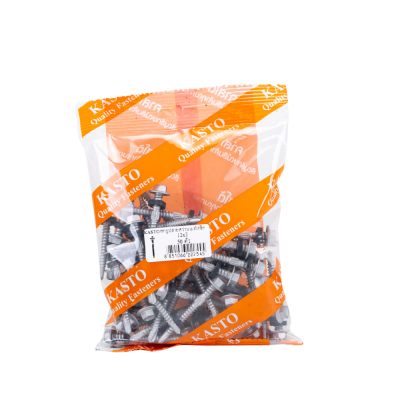 สกรูปลายสว่านเมทัลชีสมียาง # 12 x 2"( 1ถุง/50ตัว )