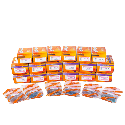 สกรูปลายแหลมเมทัลชีล (สีส้ม) # 10 x 2"            ( 1กล่อง/200ตัว )