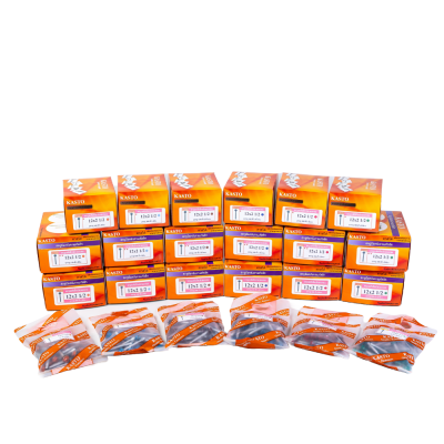 สกรูปลายแหลมเมทัลชีล (สีส้ม) # 12 x 2 1/2"       ( 50ตัว/3ถุง )