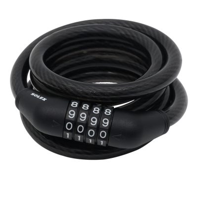 เคเบิ้ลล็อครหัส NO.C418 สีดำ