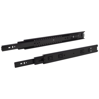 รางลิ้นชักลูกปืน 2 ตอน ขนาด 45 (สีดำ)