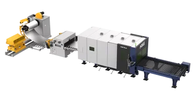 Material Coiling Laser Cutting Machine