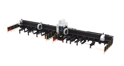 Four-chuck Heavy-duty Tube Fiber Laser Cutting Machine