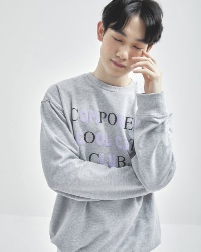 COMPONENT COOL CAT CLUB SWEATSHIRT - GREY