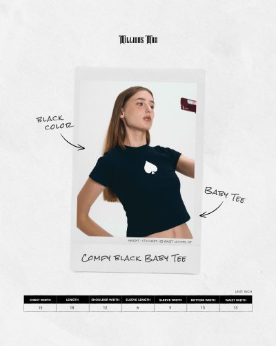 Comfy Black Baby Tee