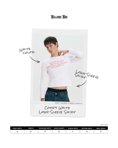 Comfy White Long Sleeve Shirt
