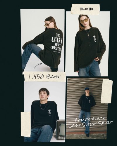 Comfy Faded Black Long Sleeve Shirt