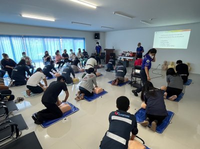 หลักสูตรการปฐมพยาบาลเบื้องต้น CPR & AED วันเสาร์ที่ 24 กันยายน 2022