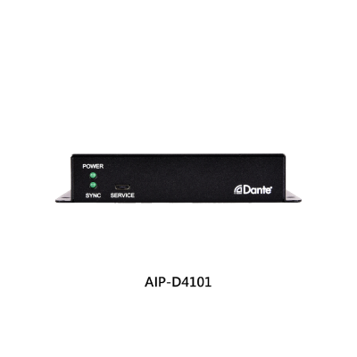 CYP AIP-D4101 | 4x1 Balanced In Analog to Dante Audio over IP (Transmitter)