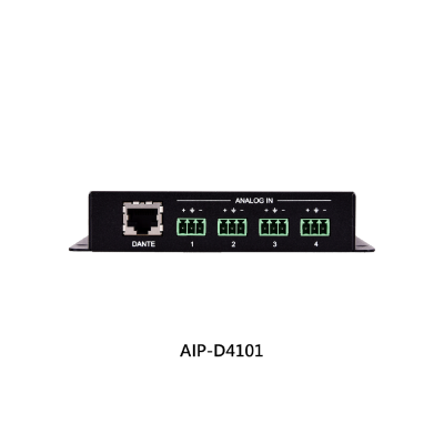 CYP AIP-D4101 | 4x1 Balanced In Analog to Dante Audio over IP (Transmitter)