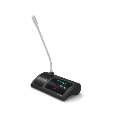 VISSONIC VIS-WDD-T | ฐานไมค์ประชุมไร้สายแบบมีจอ OLED สำหรับผู้เข้าร่วมประชุม (ไม่รวมก้าน)