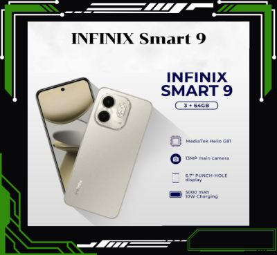 Infinix Smart9 ( Ram 3GB + Rom 128GB ) เครื่องศูนย์ไทย