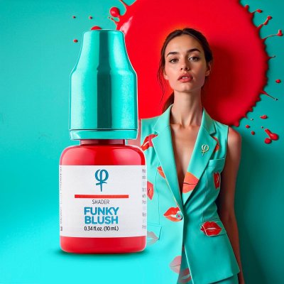 สีสำหรับสักปาก Phi Shader PMU