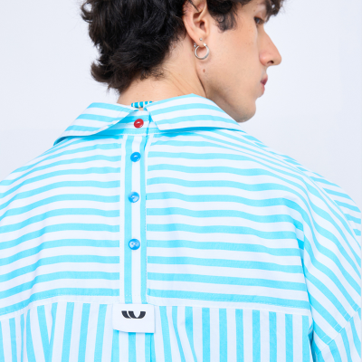 Summer Stripe Shirt (Blue)