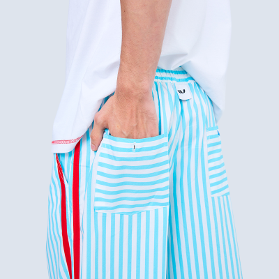 Summer Stripe Pants (Blue)