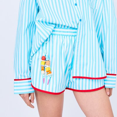 Summer Stripe Shorts (Blue)