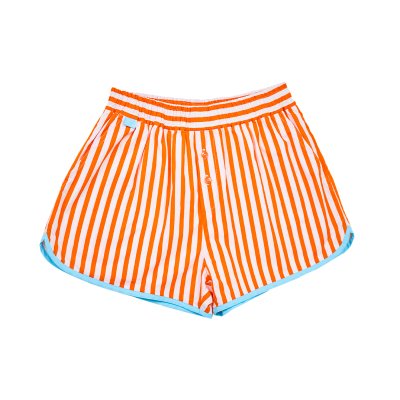 Summer Stripe Shorts (Orange)