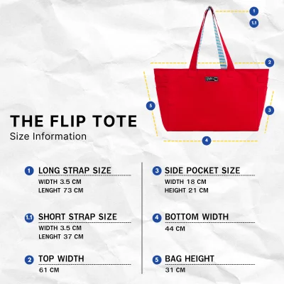 The Flip Tote - Red