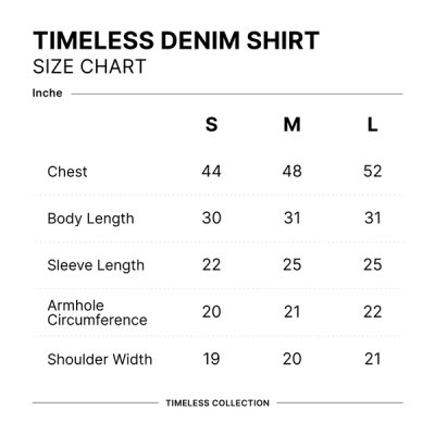 TIMELESS DENIM SHIRT
