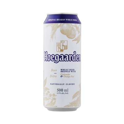 Hoegaarden White Can 500ml.