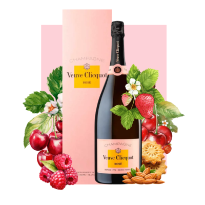 Veuve Clicquot Rosé Brut Champagne 750ml (พร้อมกล่อง)