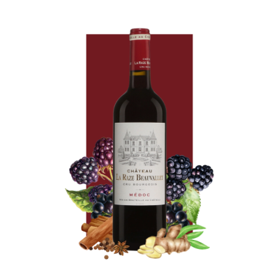 Château La Raze Beauvallet Médoc Cru Bourgeois 2021 750 ml