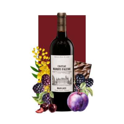 Château Marquis d’Alesme Becker Margaux Grand Cru Classé 2019 750ml