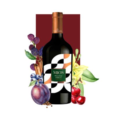 Mios Primitivo-Merlot Salento IGT 2024 750ml