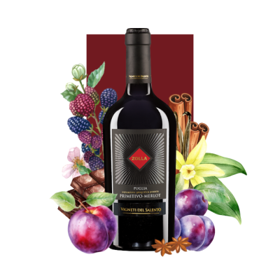 Vigneti del Salento Zolla Primitivo Merlot Puglia IGP 2023 750ml