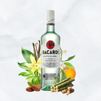Bacardi Carta Blanca Superior White Rum 750ml