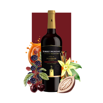 Robert Mondavi Private Selection Bourbon Barrel-Aged Cabernet Sauvignon 2022 750ml