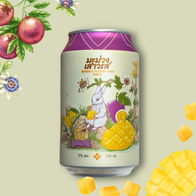 Mango & Passion Fruit Wheat Can 330ml