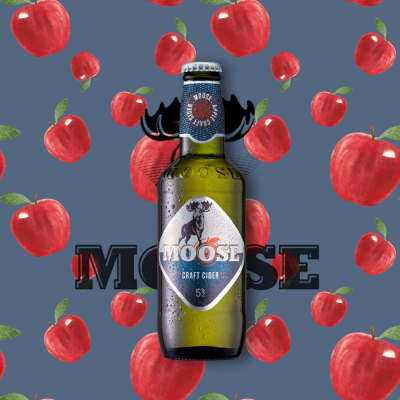 Moose original craft cider 330ml.