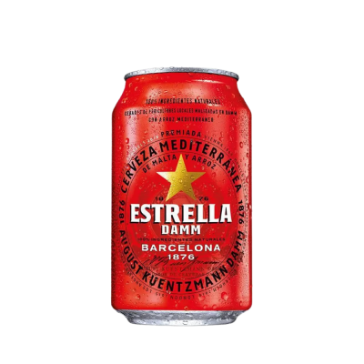 Estrella Damm Barcelona Can 330ml.