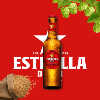 Estrella Damm Barcelona Bottle 330ml.