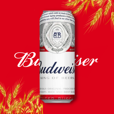 Budweiser Can 500ml.