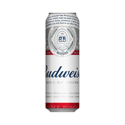 Budweiser Can 500ml.