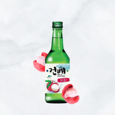 GEON-BAE Lychee Soju 360ml