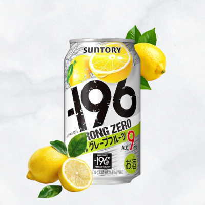 Suntory Strong Zero -196°C Double Lemon
